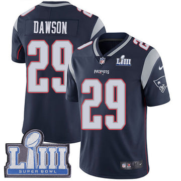 Duke Dawson New England Patriots navy jersey