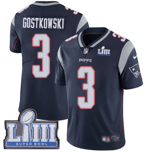 Stephen Gostkowski New England Patriots navy jersey