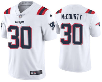 Jason McCourty New England Patriots white jersey