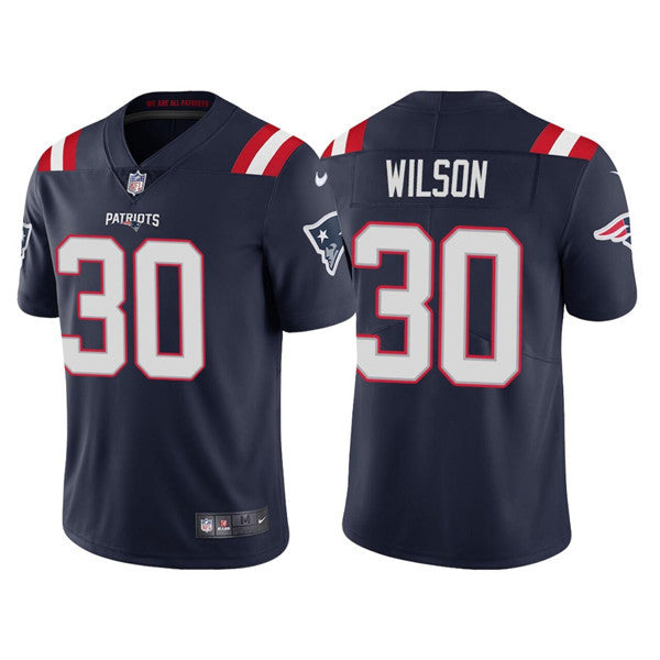 Mack Wilson New England Patriots navy jersey