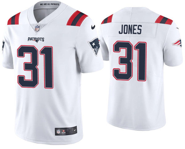 Jonathan Jones New England Patriots white jersey
