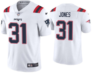 Jonathan Jones New England Patriots white jersey