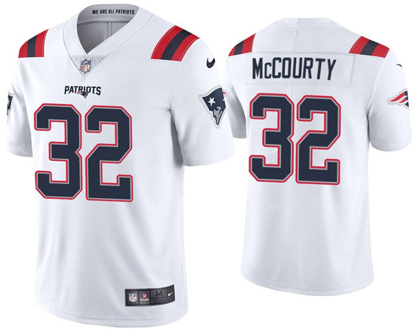 Devin McCourty New England Patriots white jersey