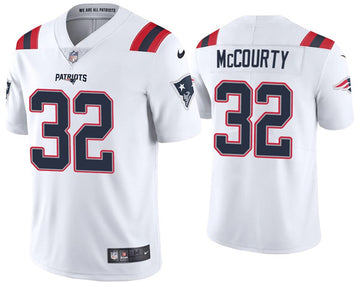 Devin McCourty New England Patriots white jersey