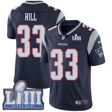 Jeremy Hill New England Patriots navy jersey
