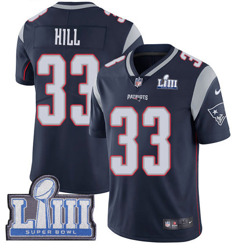 Jeremy Hill New England Patriots navy jersey