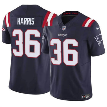 Kevin Harris New England Patriots navy FUSE jersey