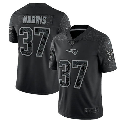 Damien Harris New England Patriots black jersey
