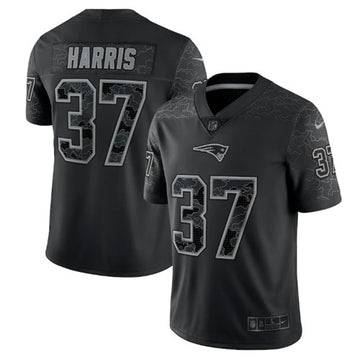 Damien Harris New England Patriots black jersey