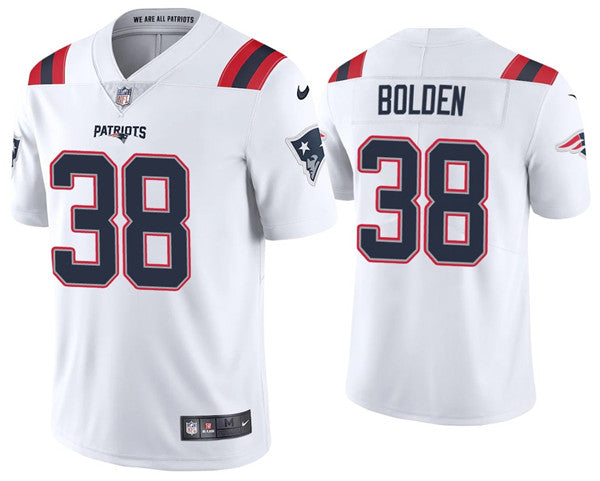 Brandon Bolden New England Patriots white jersey