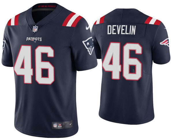 James Develin New England Patriots navy jersey