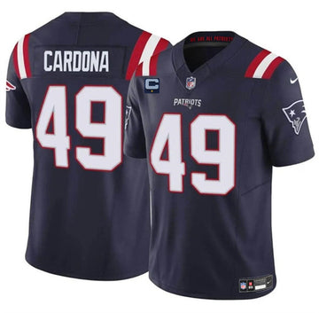 Joe Cardona New England Patriots navy FUSE jersey