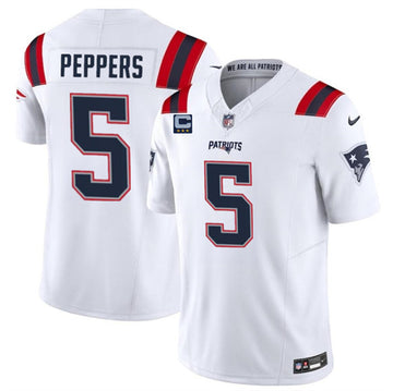 Jabrill Peppers New England Patriots white FUSE jersey