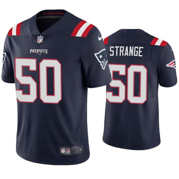 Cole Strange New England Patriots navy jersey
