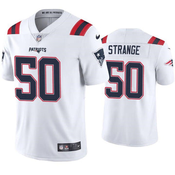 Cole Strange New England Patriots white jersey