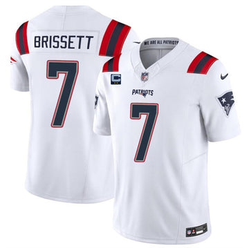 Jacoby Brissett New England Patriots white FUSE jersey