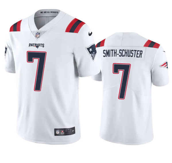JuJu Smith-Schuster New England Patriots white jersey