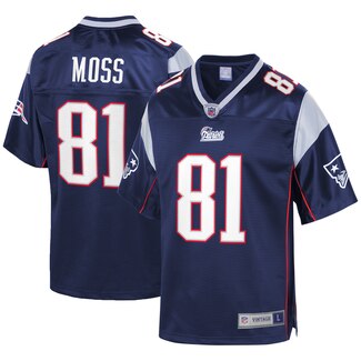 Randy Moss New England Patriots navy jersey