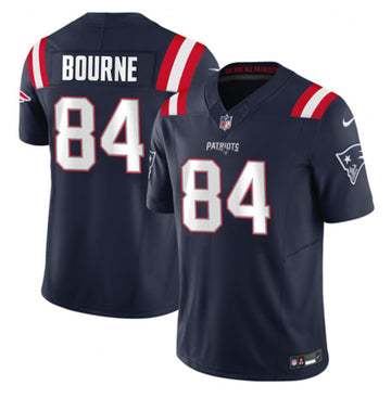 Kendrick Bourne New England Patriots navy FUSE jersey