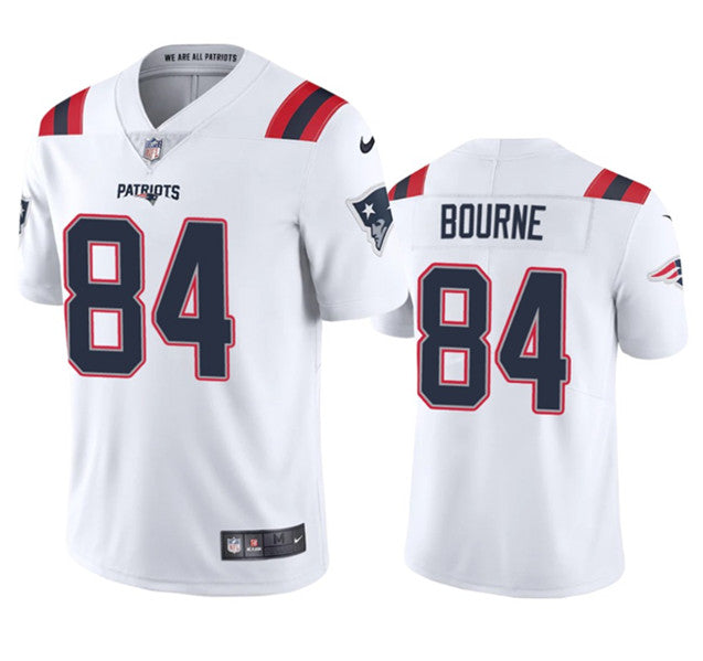 Kendrick Bourne New England Patriots white jersey