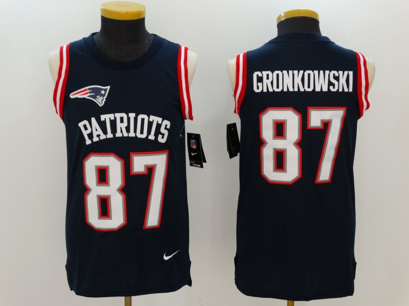 Rob Gronkowski New England Patriots navy Color Rush jersey