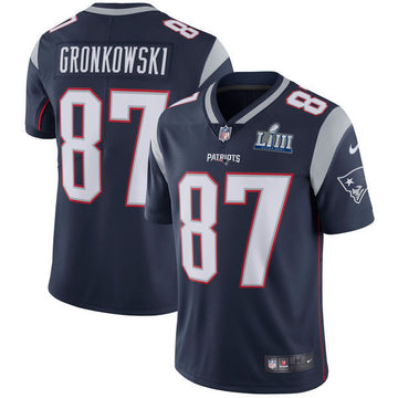 Rob Gronkowski New England Patriots navy jersey
