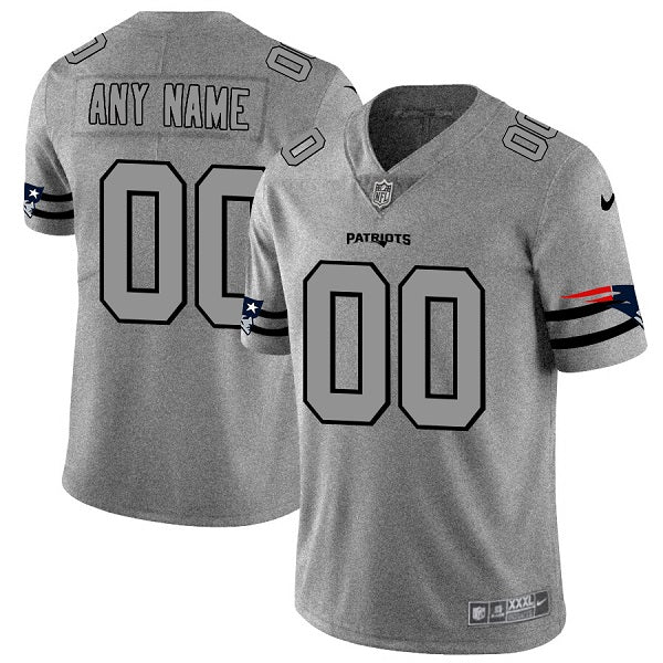 Custom New England Patriots gray jersey