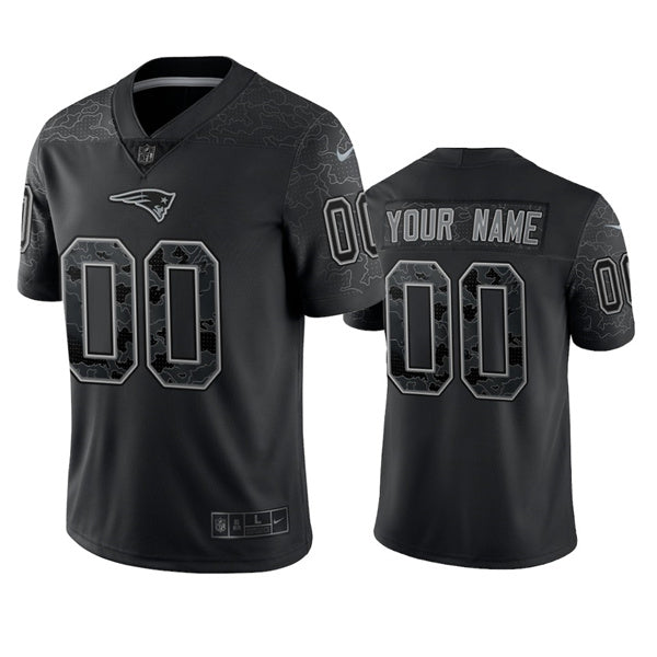 Custom New England Patriots black jersey
