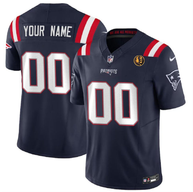Custom New England Patriots navy FUSE jersey