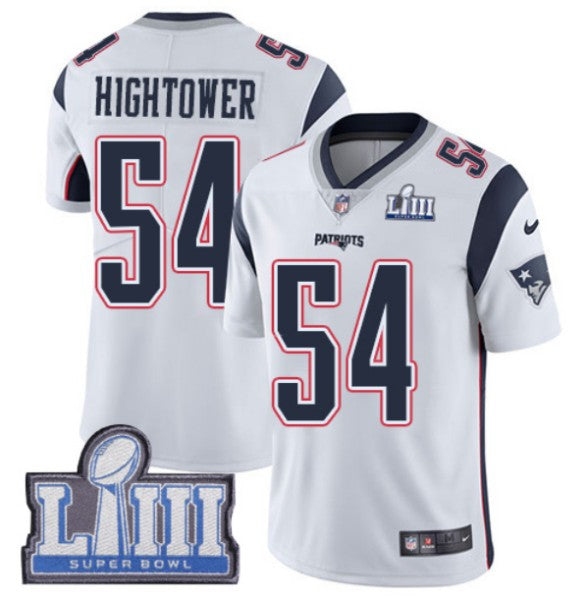 Custom New England Patriots white jersey
