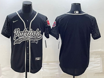 Custom New England Patriots black jersey