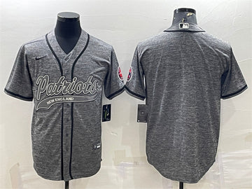 Custom New England Patriots gray jersey