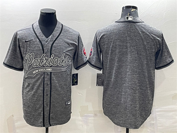 Custom New England Patriots gray jersey
