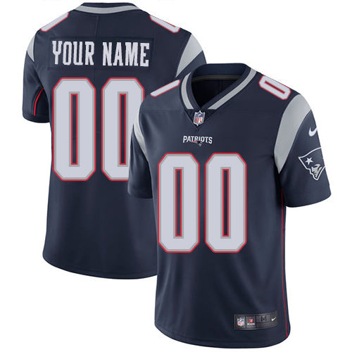 Custom New England Patriots navy jersey
