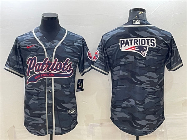 New England Patriots gray Camo jersey