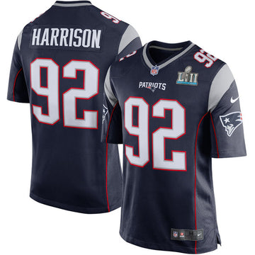 James Harrison New England Patriots navy Game jersey