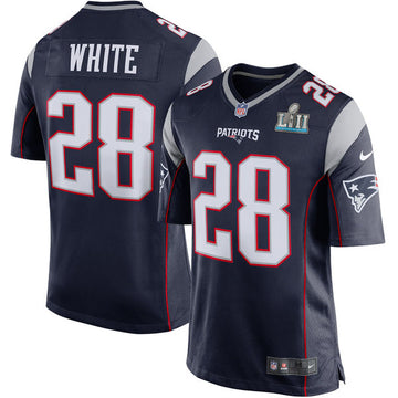 James White New England Patriots navy Game jersey