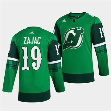 Travis Zajac New Jersey Devils green jersey