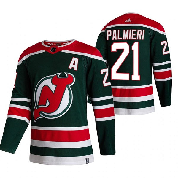 Kyle Palmieri New Jersey Devils green Reverse Retro jersey