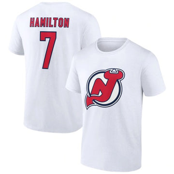Dougie Hamilton New Jersey Devils white jersey