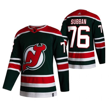 PK Subban New Jersey Devils green Reverse Retro jersey