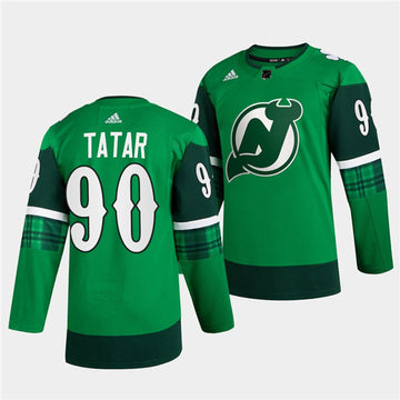 Tomas Tatar New Jersey Devils green jersey