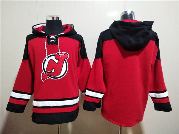 Custom New Jersey Devils red jersey