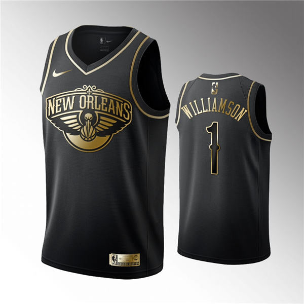 Zion Williamson New Orleans Pelicans black jersey