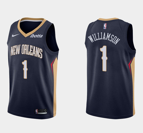 Zion Williamson New Orleans Pelicans navy jersey