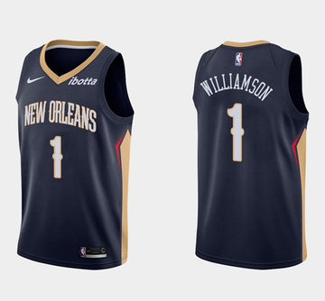 Zion Williamson New Orleans Pelicans navy jersey