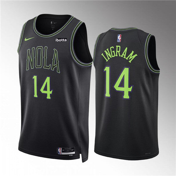 Brandon Ingram New Orleans Pelicans black City Edition jersey