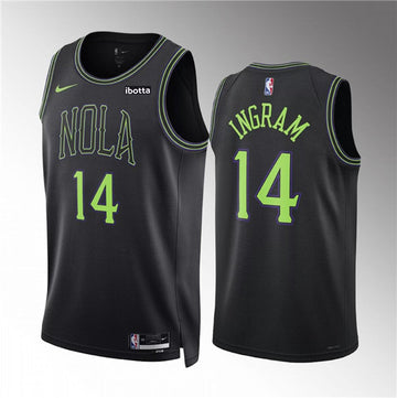 Brandon Ingram New Orleans Pelicans black City Edition jersey