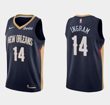 Brandon Ingram New Orleans Pelicans navy jersey