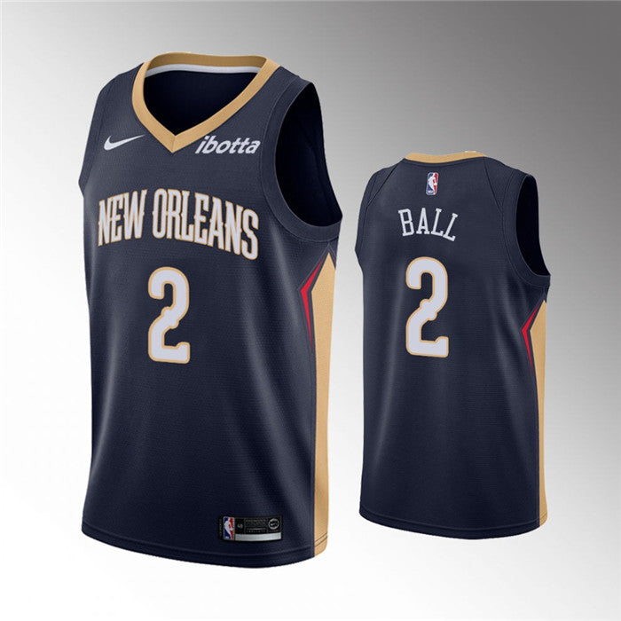 Lonzo Ball New Orleans Pelicans navy jersey